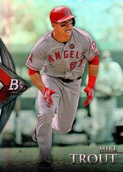 2014 Base Set Mike Trout card art