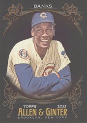 2021 Base Set Ernie Banks card art