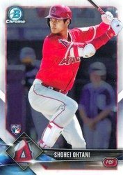 2018 Base Set Shohei Ohtani card art