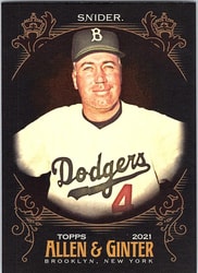 2021 Base Set Duke Snider card art