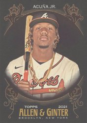 2021 Base Set Ronald Acuña Jr. card art