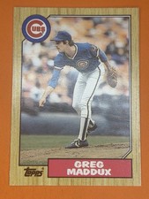 1987 Base Set Greg Maddux card art