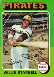 1975 Base Set Willie Stargell card art