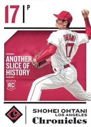 2018 Base Set Shohei Ohtani card art