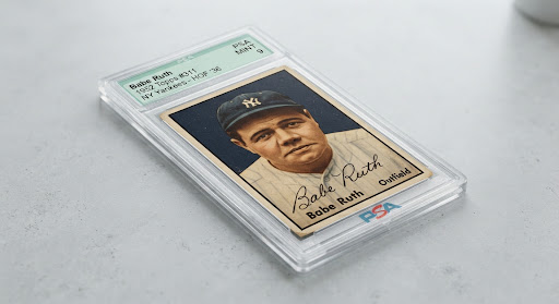 1952 Topps Mickey Mantle card art