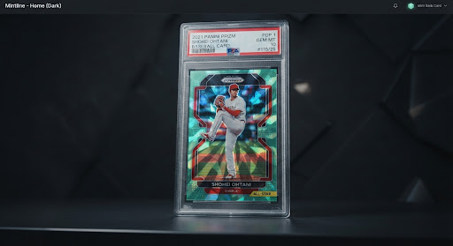 2018 Bowman Chrome Shohei Ohtani card art